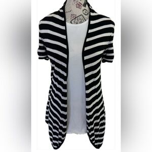 White House Black Market Striped Women's Cardigan